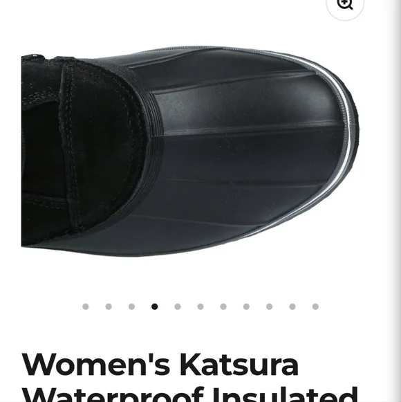 Northside Katsura Waterproof Fur-Lined Winter Boots Black Size 7 - Picture 3 of 11